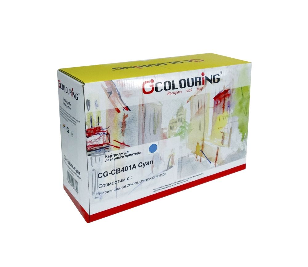 Тонер Картридж CG-CB401A для HP LJ CP4005/CP4005DN/CP4005N Cyan 7500к CG