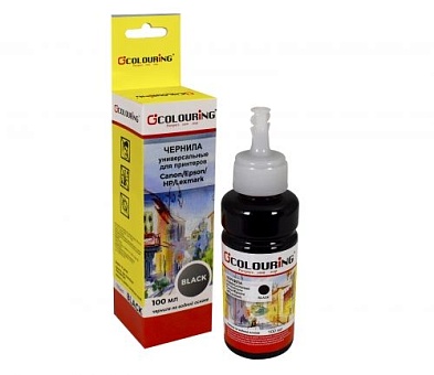 Чернила Colouring CG-INK-UNI-Bk 100мл для картриджей Canon/Epson/HP/Lexmark
